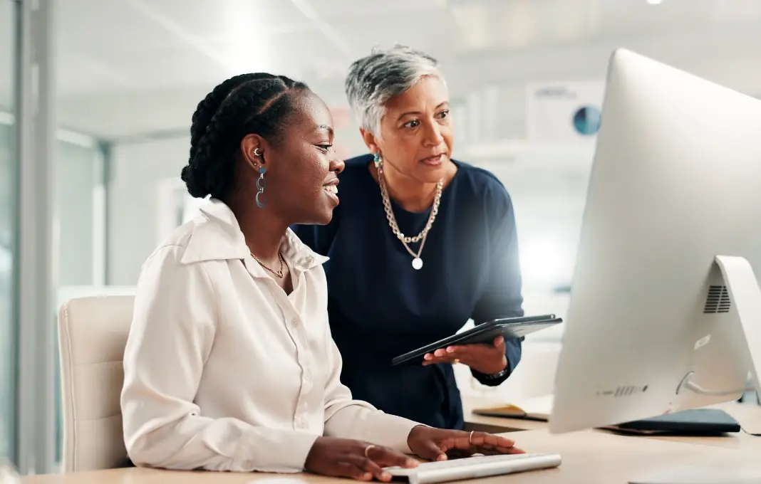 business women in office